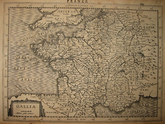 Mercator Gerard - Hondius Jodocus Gallia 1630 Amsterdam 
